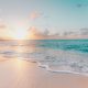 beach sun sets